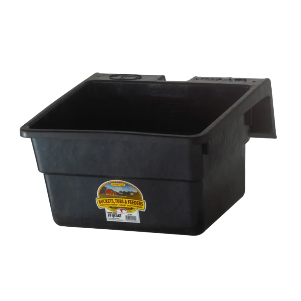 Mangeoire à clôture en caoutchouc de 18 pintes (18 L) - Little Giant