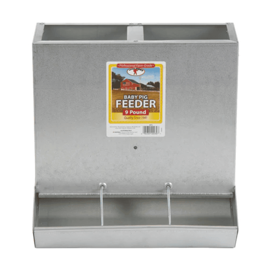 Mangeoire en acier galvanisé pour porcelets - Little-Giant