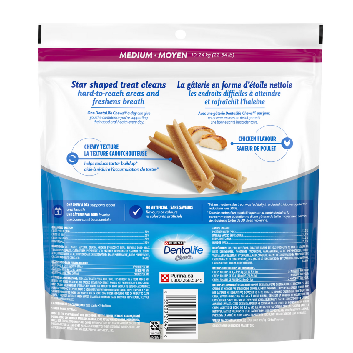 Dentalife Dental Chews for Medium Dogs 595g