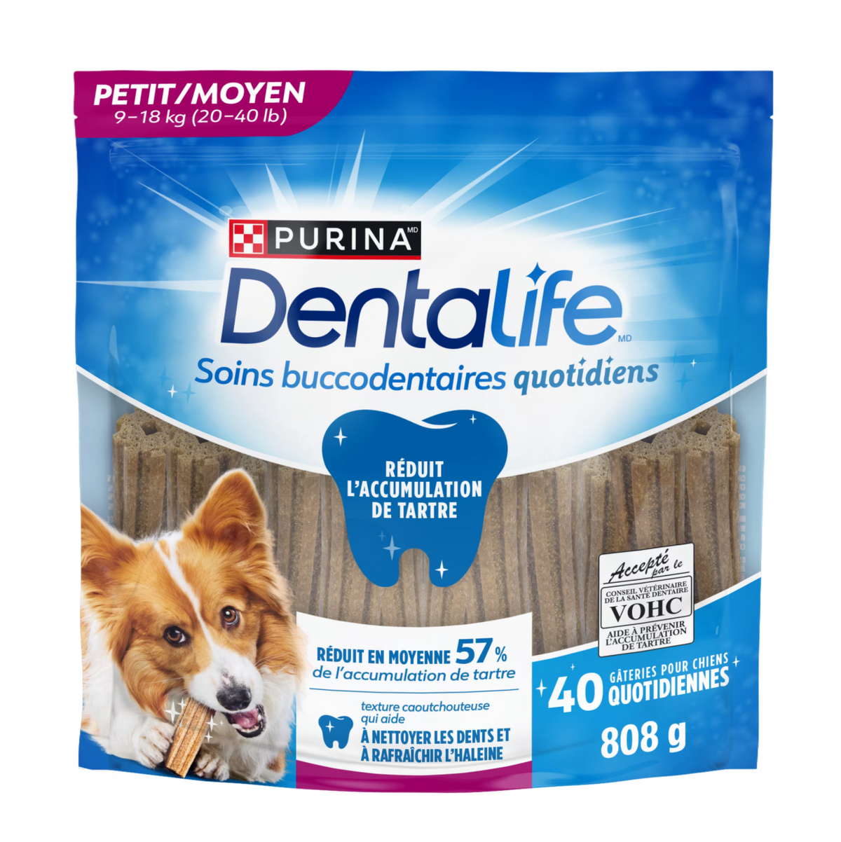 Dog dental treats small medium breeds 808 g - Dentalife