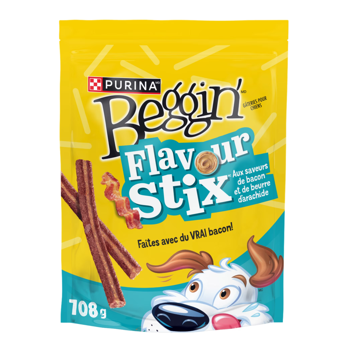 Beggin' Flavour Stix Bacon Peanut Butter Dog Treats 708g