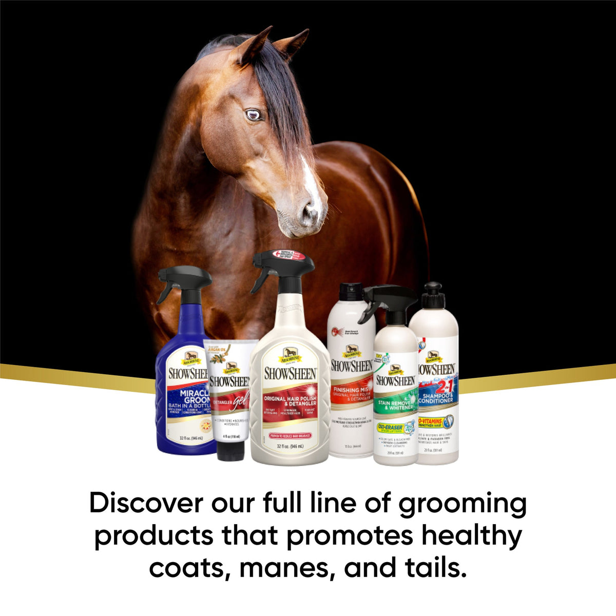 Absorbine® - ShowSheen® - Miracle Groom Bath in A Bottle