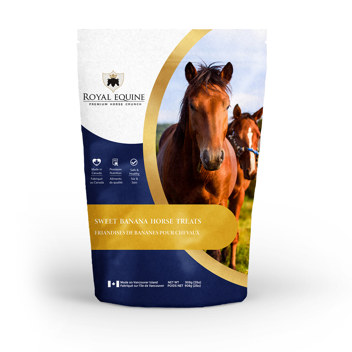 Banana horse treats, 908g - Royal Equine