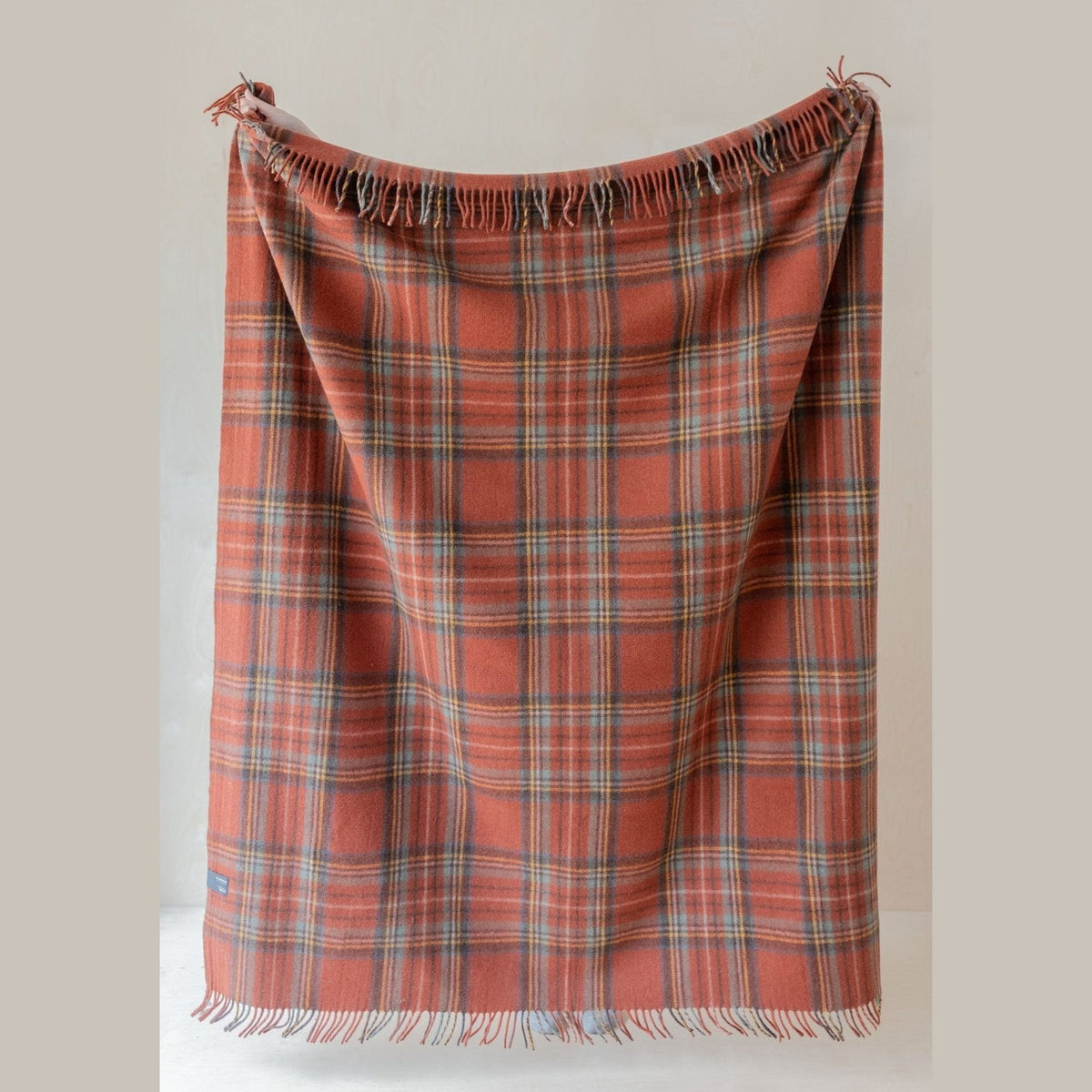 Couverture en laine recyclée - Stewart Royal Antique Tartan