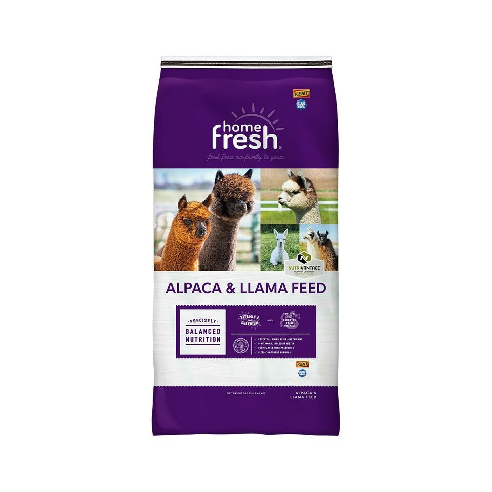 Home Fresh Alpaca Family & Fiber Pellet - Blue Seal