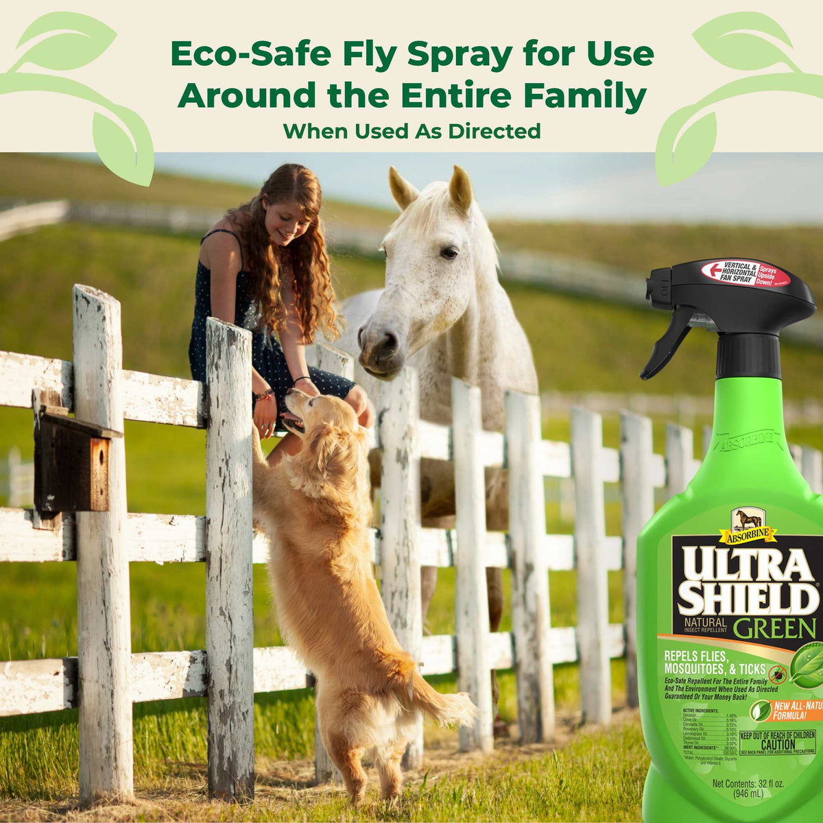 UltraShield® Green, répulsif anti-insectes naturel - Absorbine®