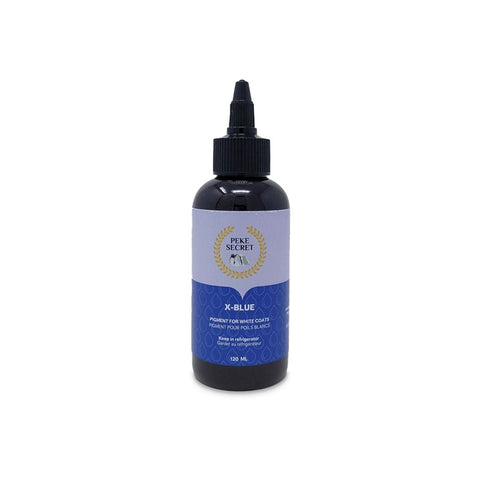 Peke Secret - X-BLUE - Pigment for White and Silver Coat