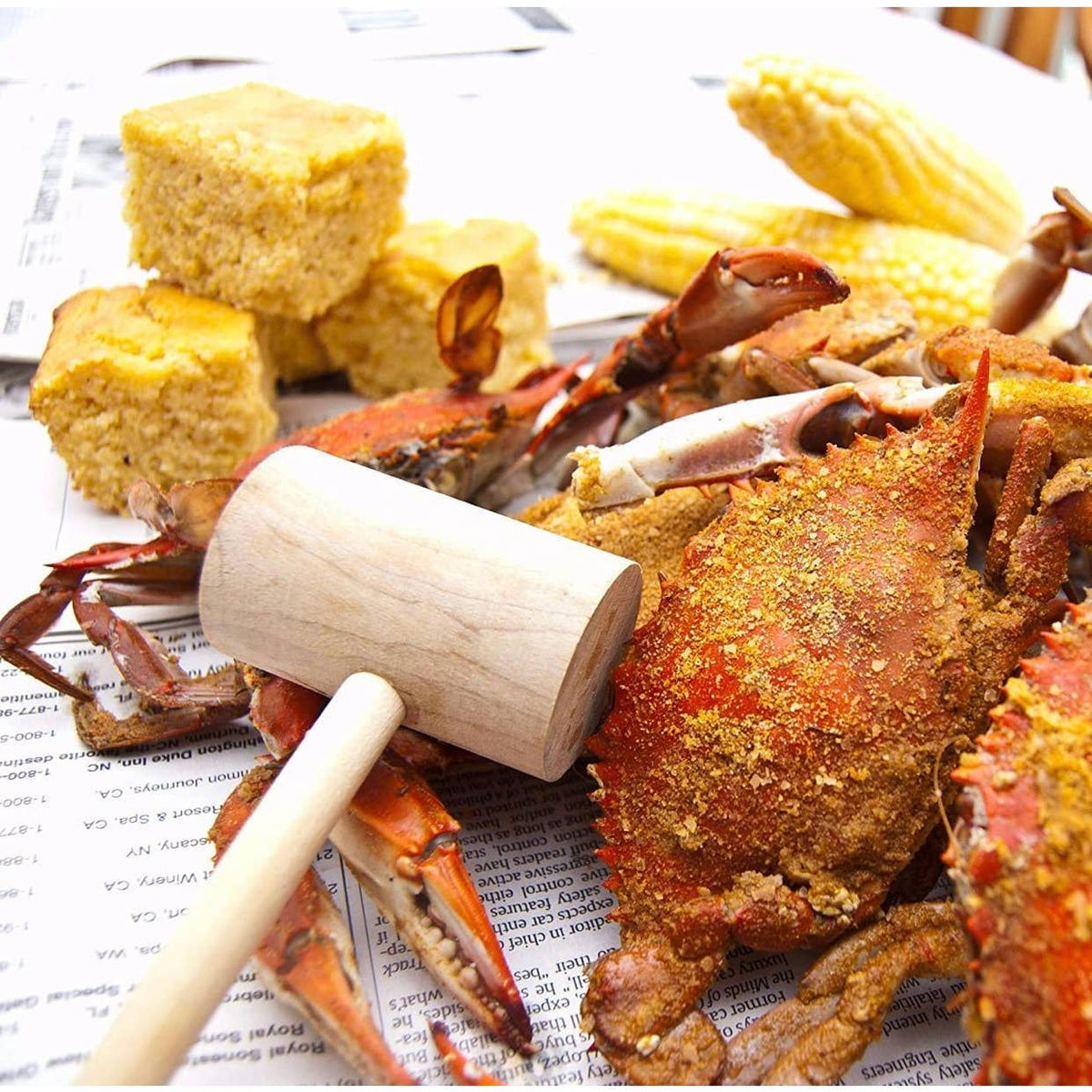 Maillet à crustacés en bois - Nantucket Seafood