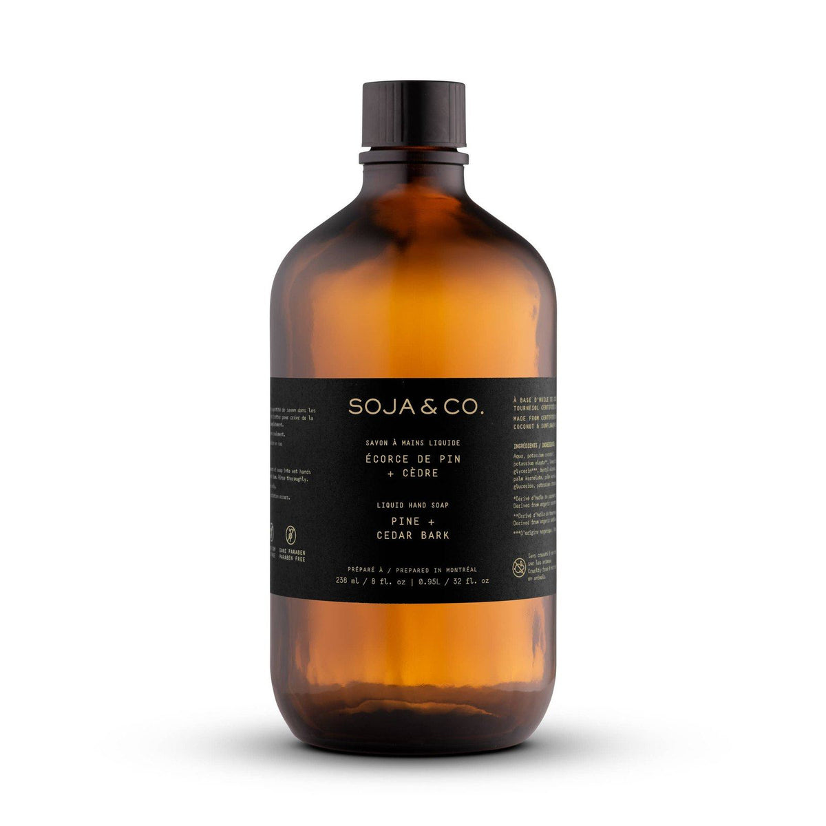 SOJA&CO. - Liquid Hand soap | Pine and Cedar Bark 