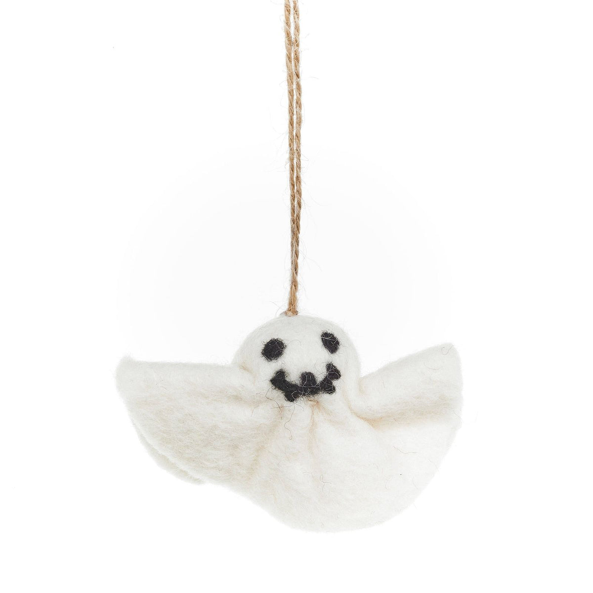 Handmade Felt Scary Ghosts (Set of 3) Halloween Decoration