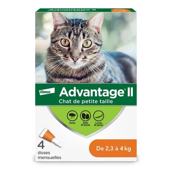 Advantage II Protection antipuces pour chats - Elanco