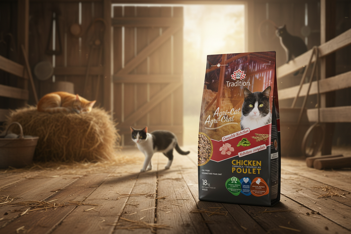 Nourriture sèche pour chats - Tradition Agri-Chat 18Kg