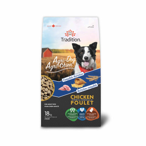Nourriture sèche pour chiens - Tradition Agri-Chien 18Kg