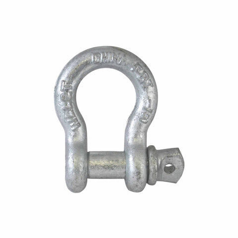Manille d'ancrage 5/16 po - capacité 1/2 tonne, grade commercial