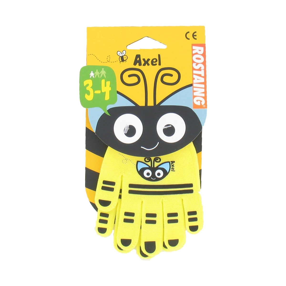 Gant de jardinage enfant jaune, AXEL l'abeille - Rostaing