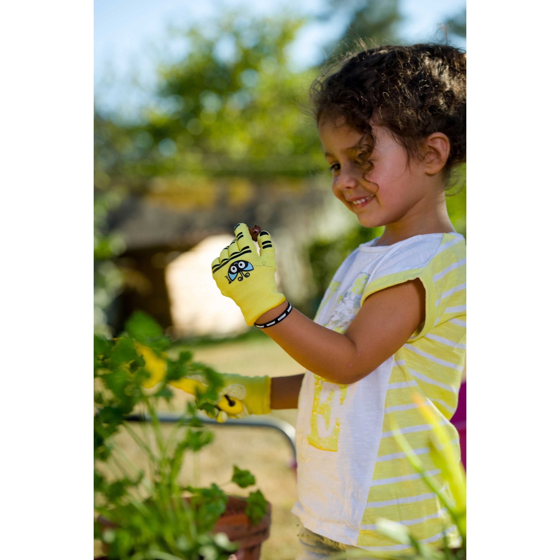 Rostaing - Yellow Children's Gardening Glove, AXEL the Bee