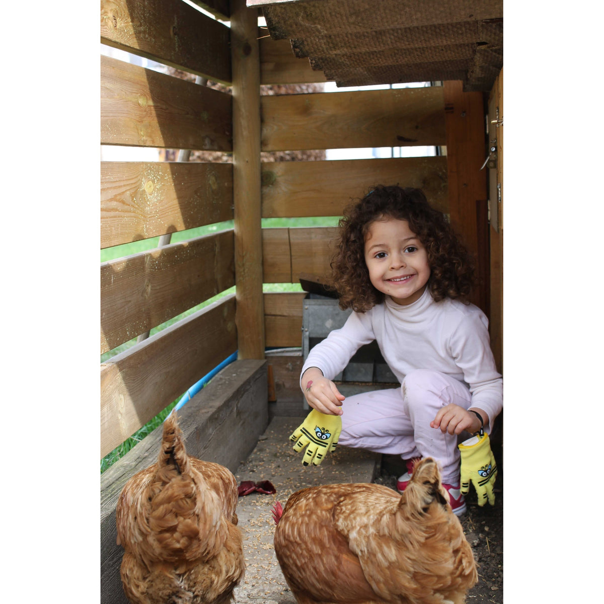 Gant de jardinage enfant jaune, AXEL l'abeille - Rostaing