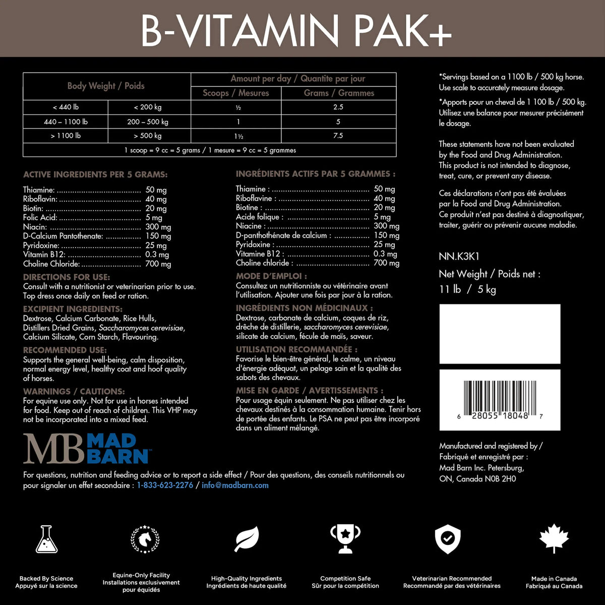 B-Vitamin Pak - Mad Barn