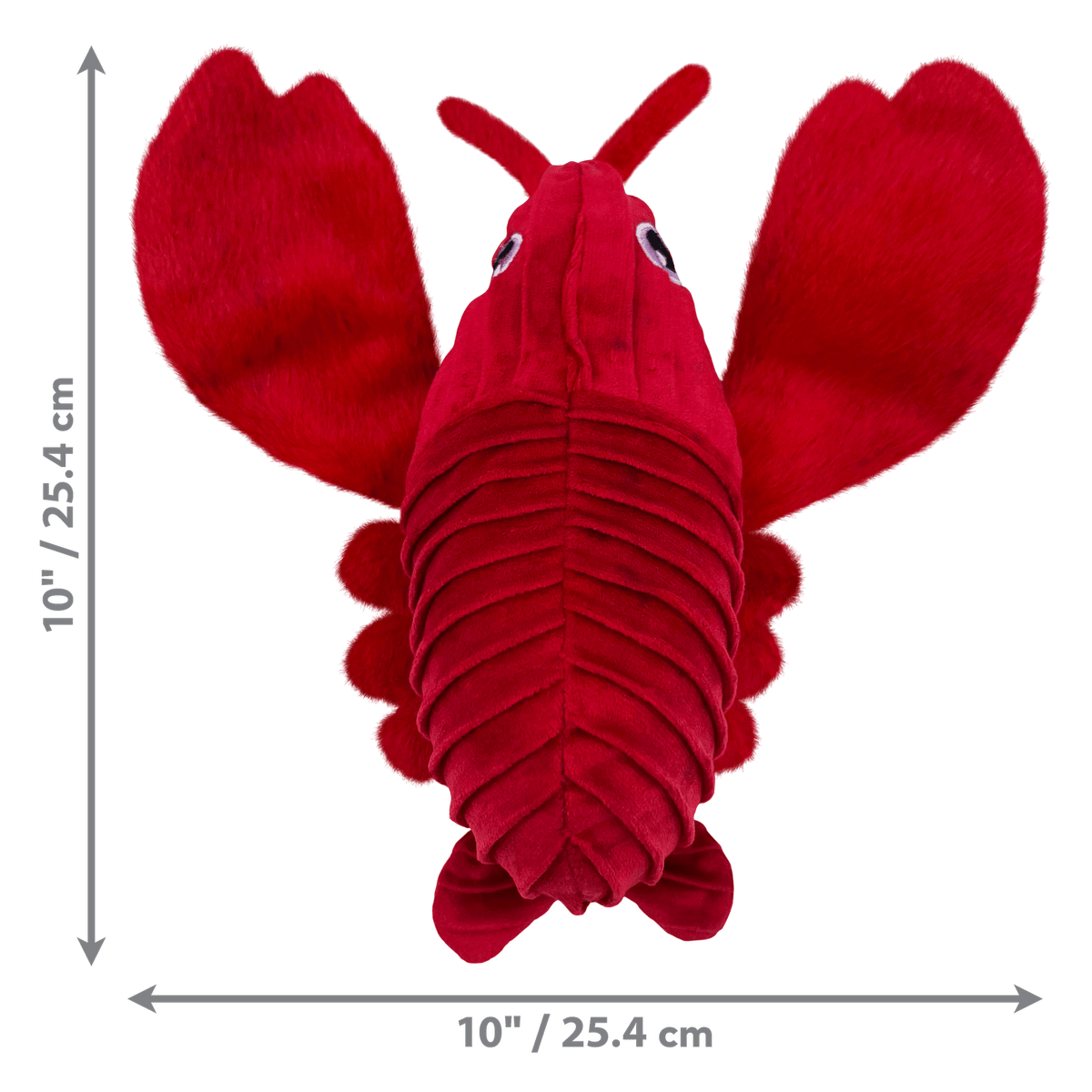 KONG Cuteseas Rufflez Lobster Dog Toy