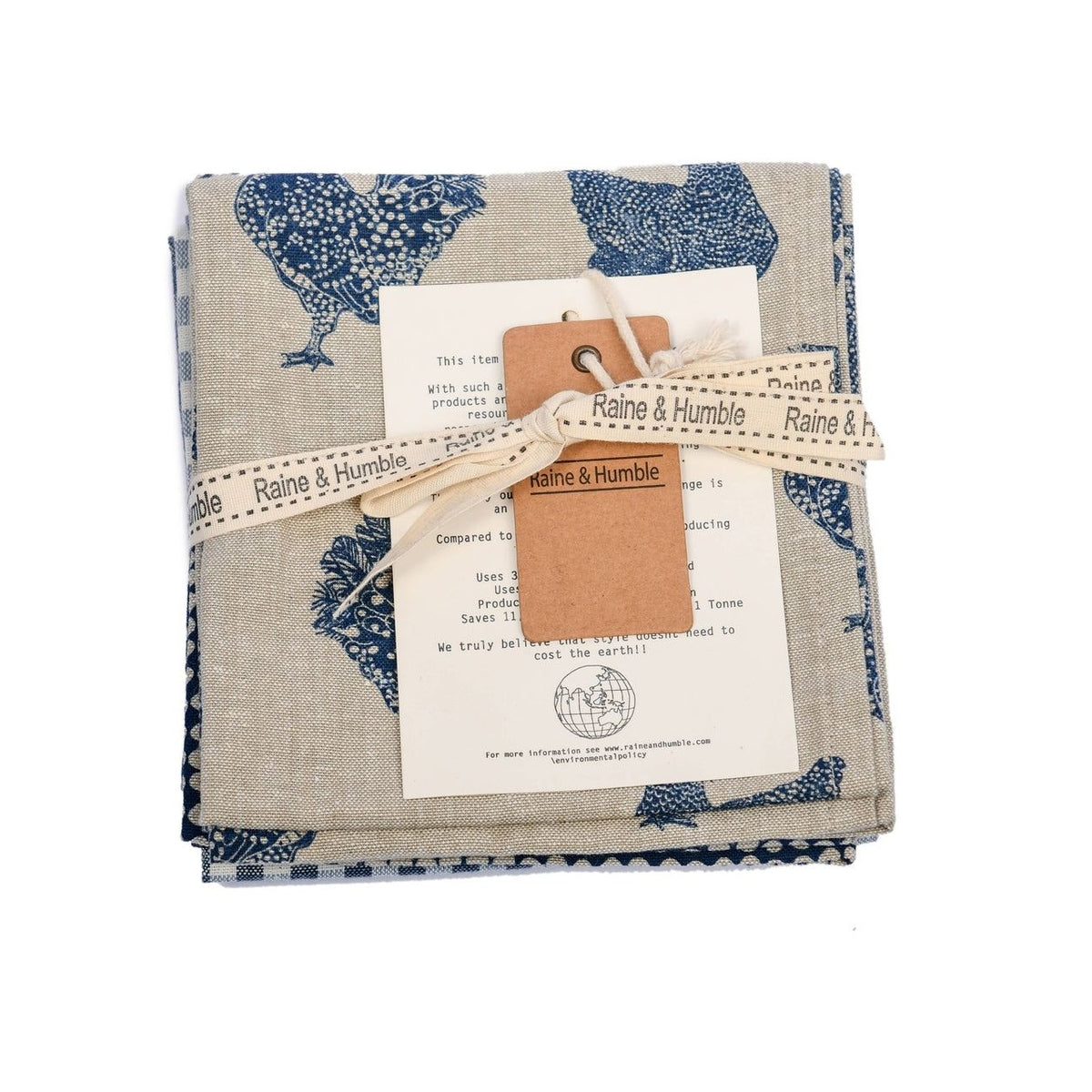 Lot de 3 torchons bluet - Raine & Humble