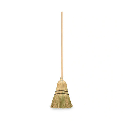 Balai à plancher en bois, soies rigides - Garant