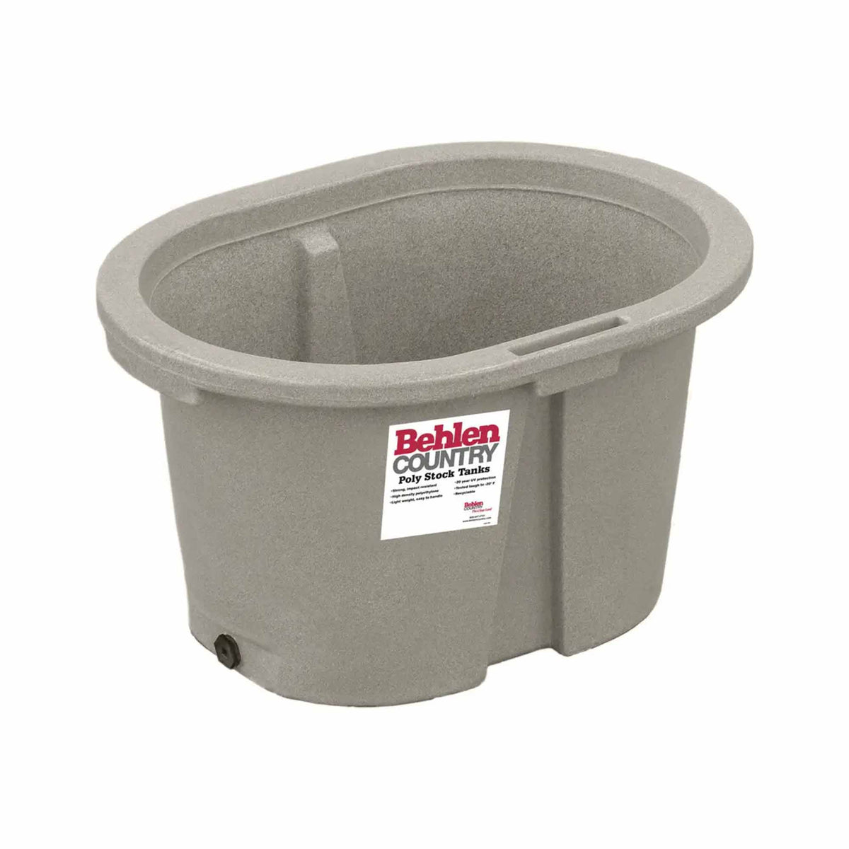 Behlen Country - Livestock Stock Tank, Gray, 65 gal, 2 x 2 x 3