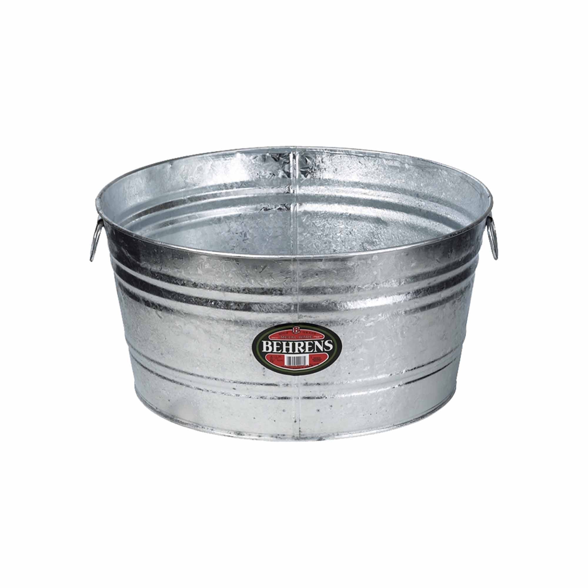 Bassine de lavage ronde, 9 gallons - Behrens