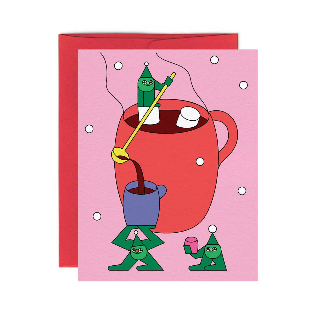 Carte de souhaits · CHOCOLAT CHAUD - Paperole
