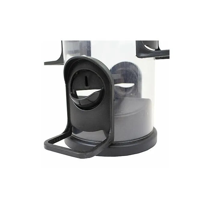 Perky-Pet® - XL 2-in-1 Black Tubular Feeder