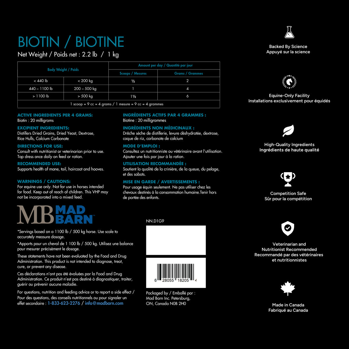 Mad Barn - Biotin