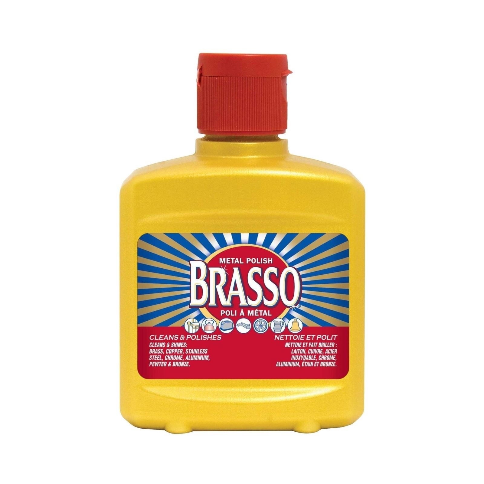 Brasso All Purpose Metal Cleaner & Polish, 142 mL