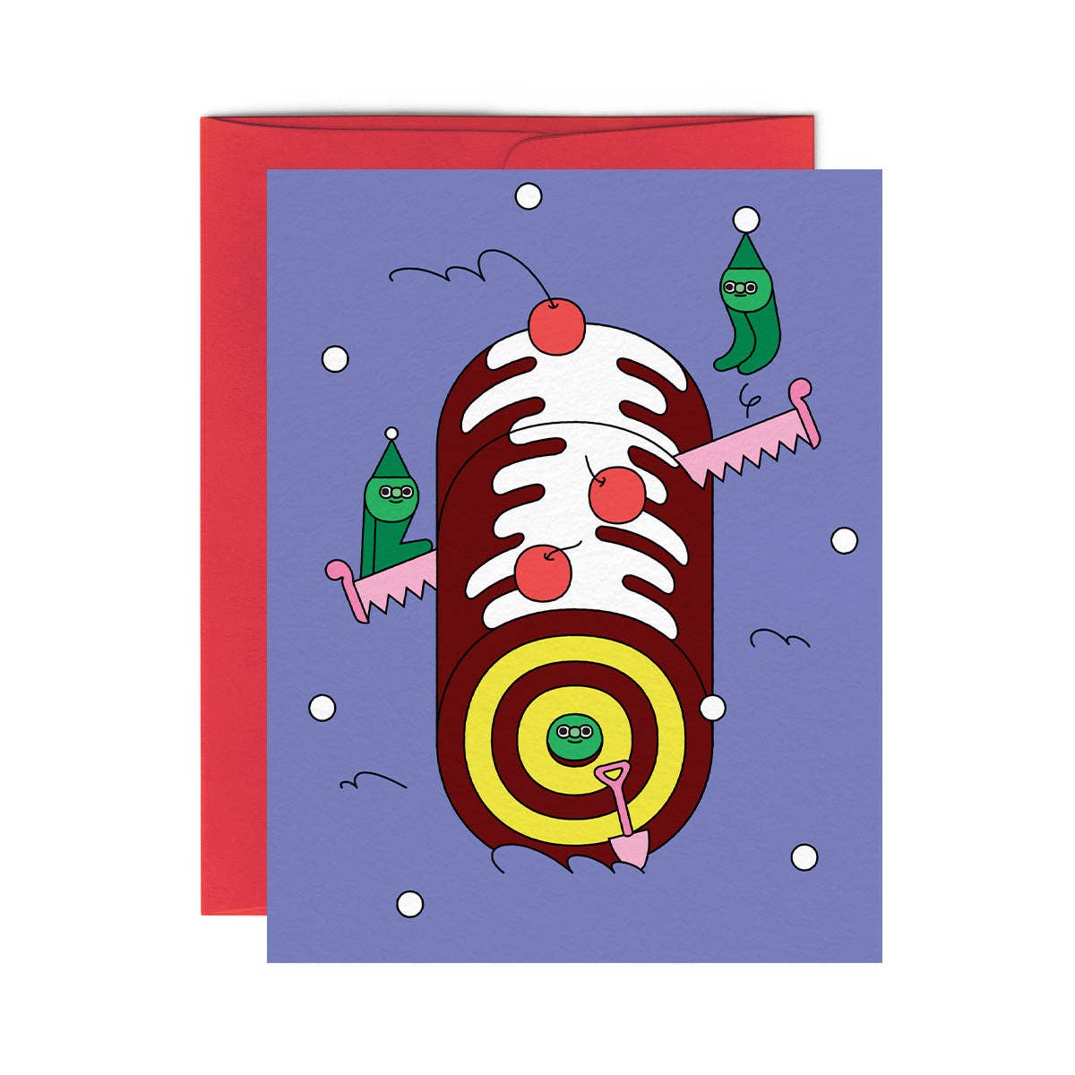 Carte de souhaits · BÛCHE - Paperole