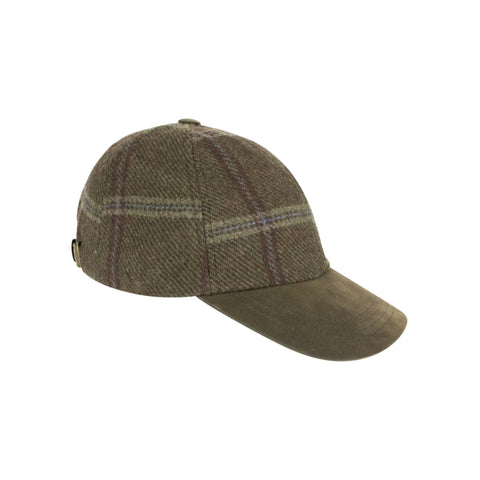 Casquette de baseball en tweed Musselburgh pour dames - Hoggs of Fife