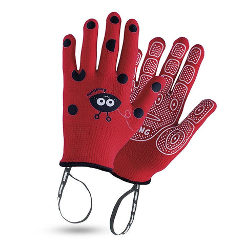 Gant de jardinage enfant rouge, ANABEL la coccinelle - Rostaing