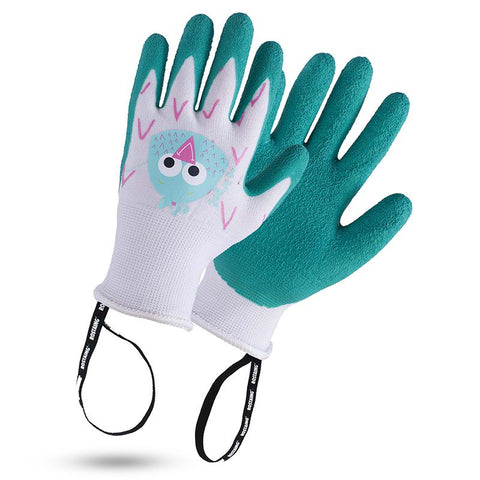 Gant de jardinage enfant vert, MARGOT l'oiseau - Rostaing