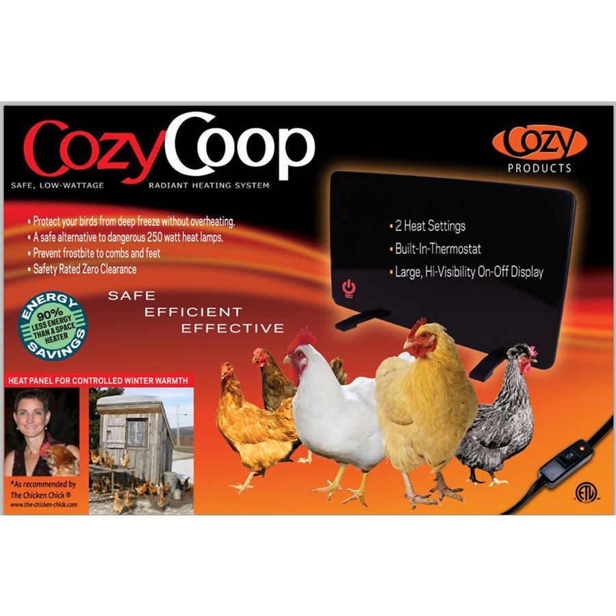 Panneau chauffant pour poulailler - Cozy Coop