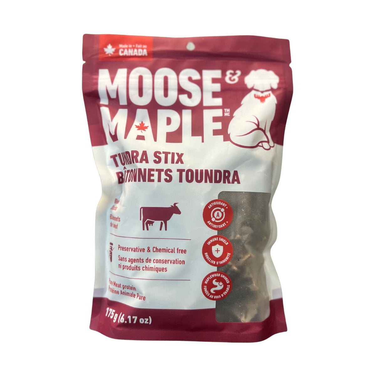 Tundra Stix Bœuf 175 g - Moose & Maple
