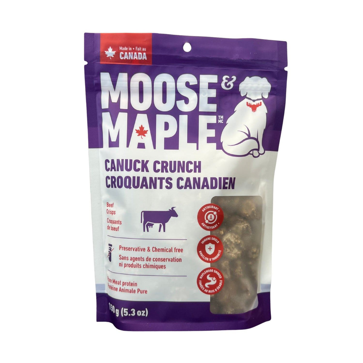 Canuck Crunch Bœuf 150 g - Moose & Maple