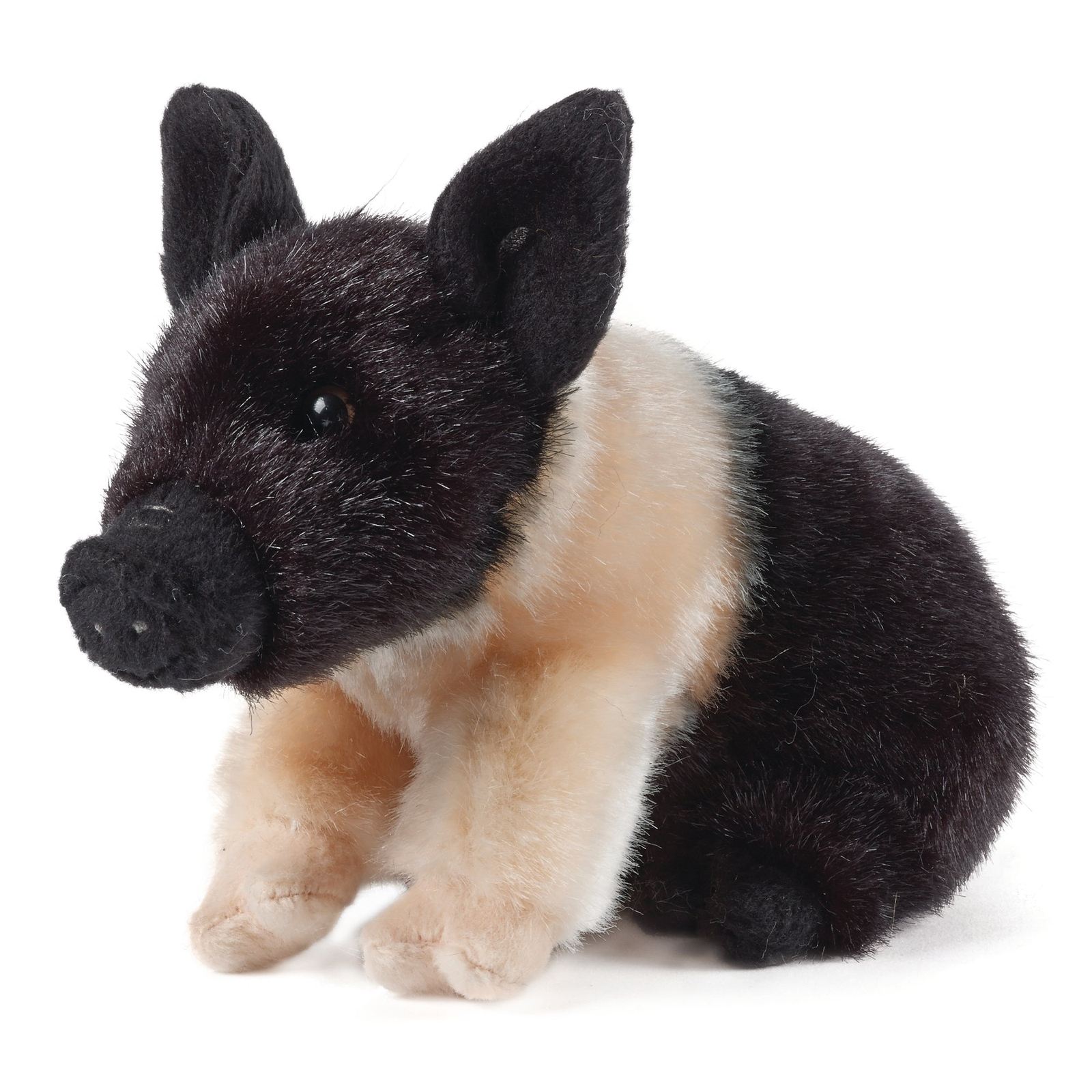 Living Nature - Black and Pink Piglet Plush