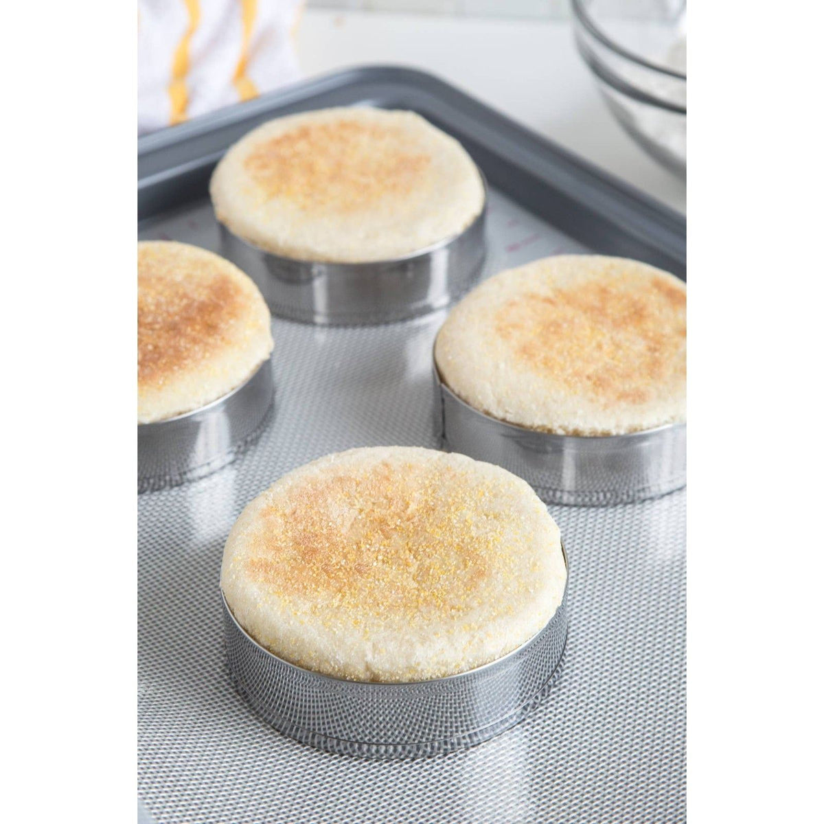 Anneaux à muffins anglais, ensemble de 4, 3,75 po - Fox Run