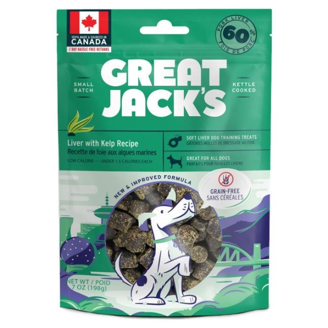Great Jacks - Dog Treat - Pork Liver and Kelp