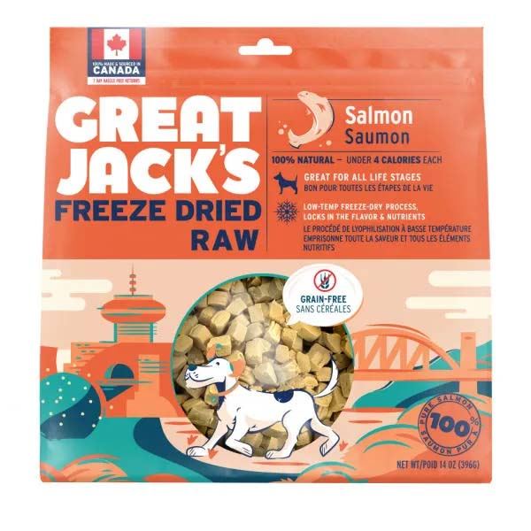 Great Jack's - Freeze Dried Raw Salmon