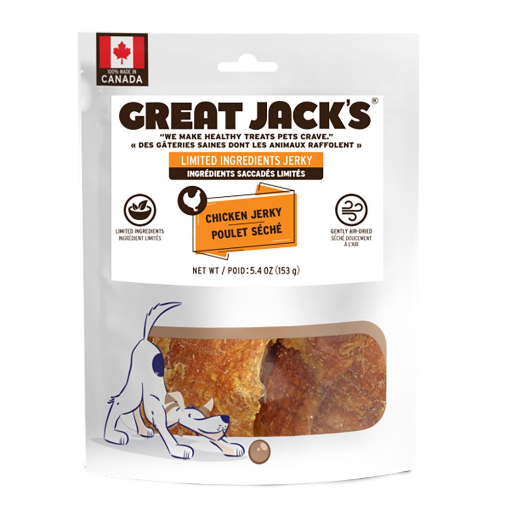 Great Jack's - Jerky à un ingrédient - Poulet - Canadian Jerky Company
