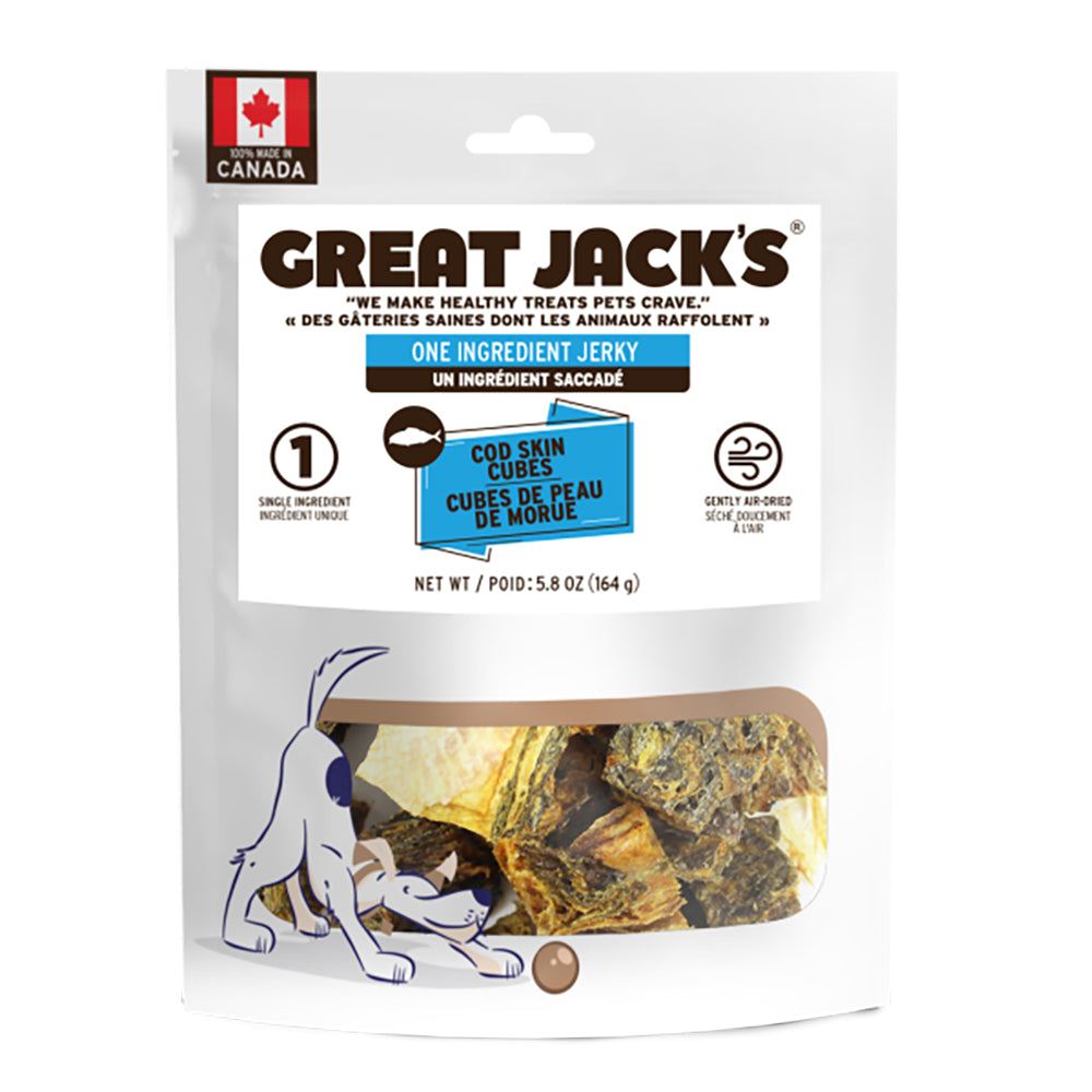 Great Jack's - Jerky à un ingrédient - Peau de Morue - Canadian Jerky Company