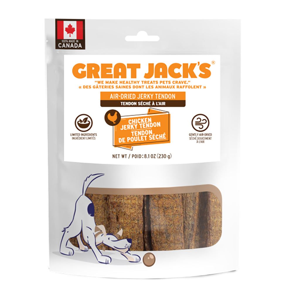 Great Jack's - Jerky à un ingrédient - tendon de poulet - Canadian Jerky Company