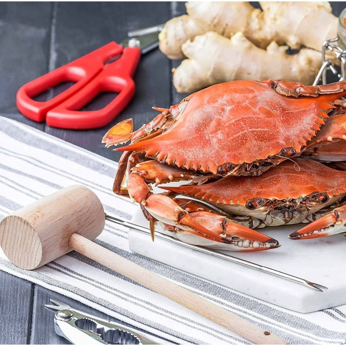 Maillet à crustacés en bois - Nantucket Seafood