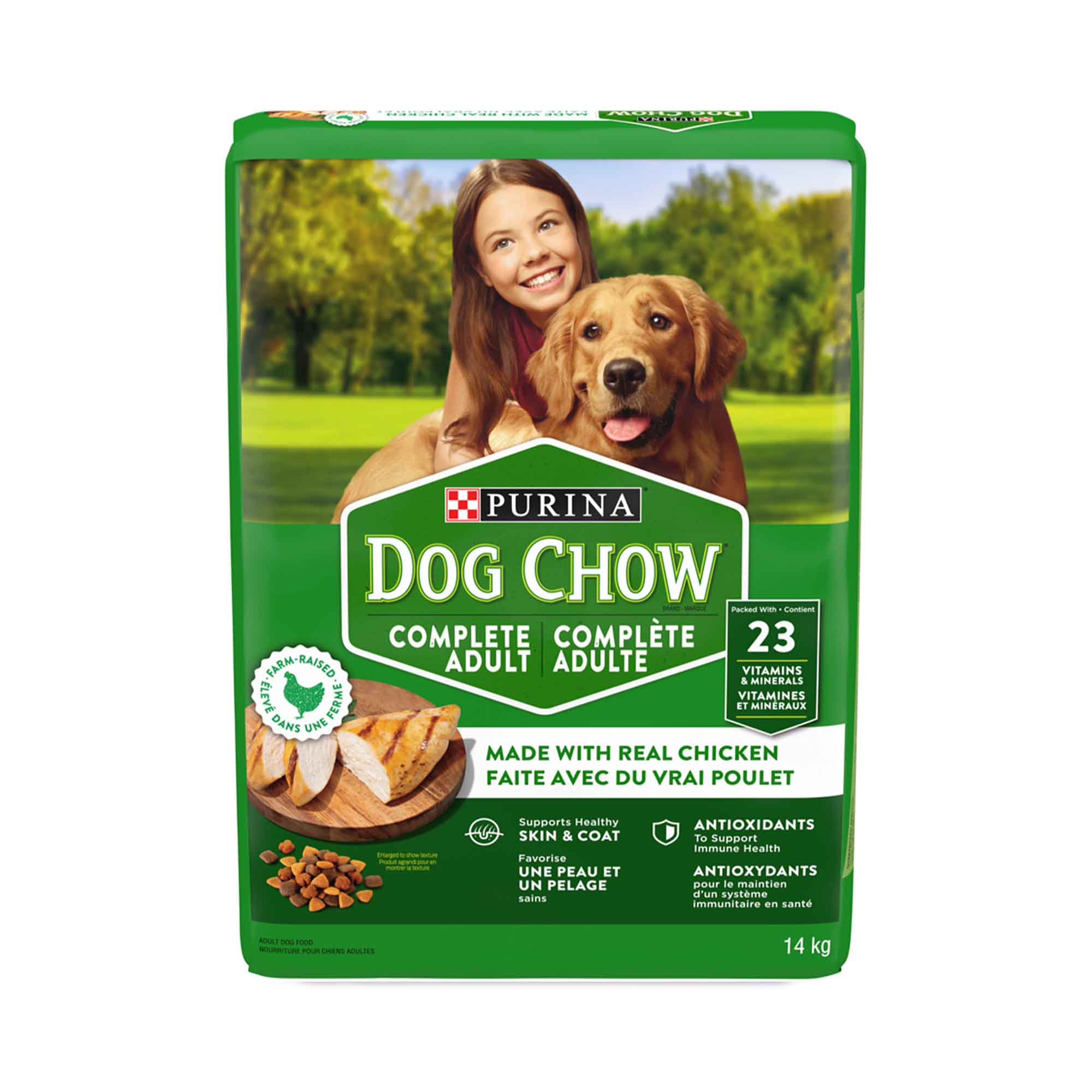 Dog Chow® Complete Adult, nourriture sèche pour chiens - formule au poulet