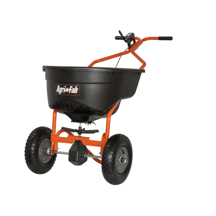 Agri-Fab - Professional Lawn Spreader with an 130 lb Capacity, Covering Approximately 1/2 Acre (25,000 sq ft) 