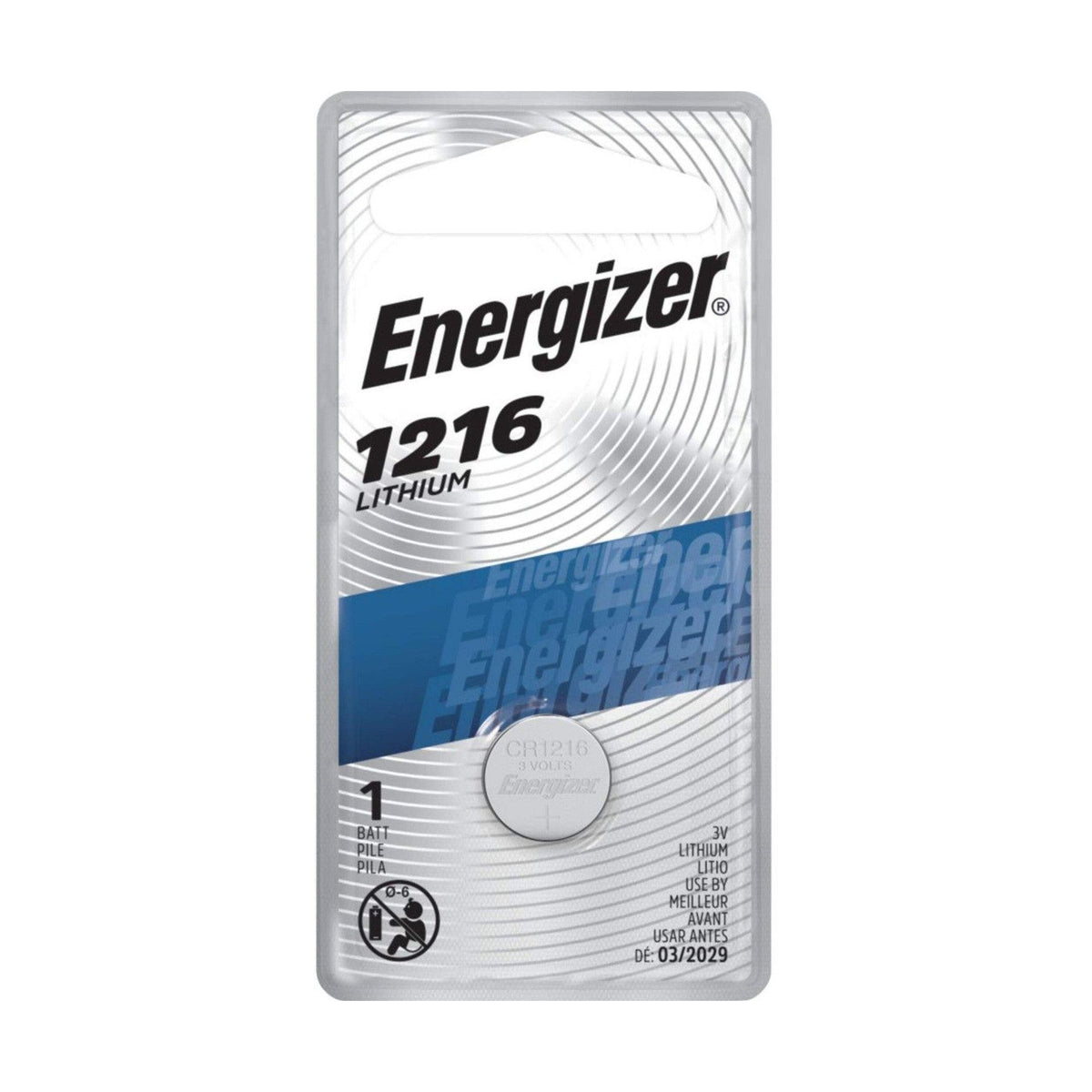 Energizer® MAX CR1216 3V/3 lithium button cell battery, (pack of 1) 