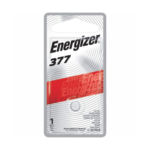 Pile bouton pour montre 377/376 - 1,5V/1,5 volt en oxyde d'argent Energizer®, (paquet de 1) - Energizer®